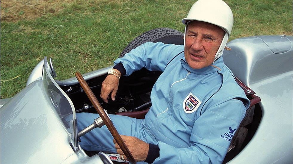 Stirling Moss; in car